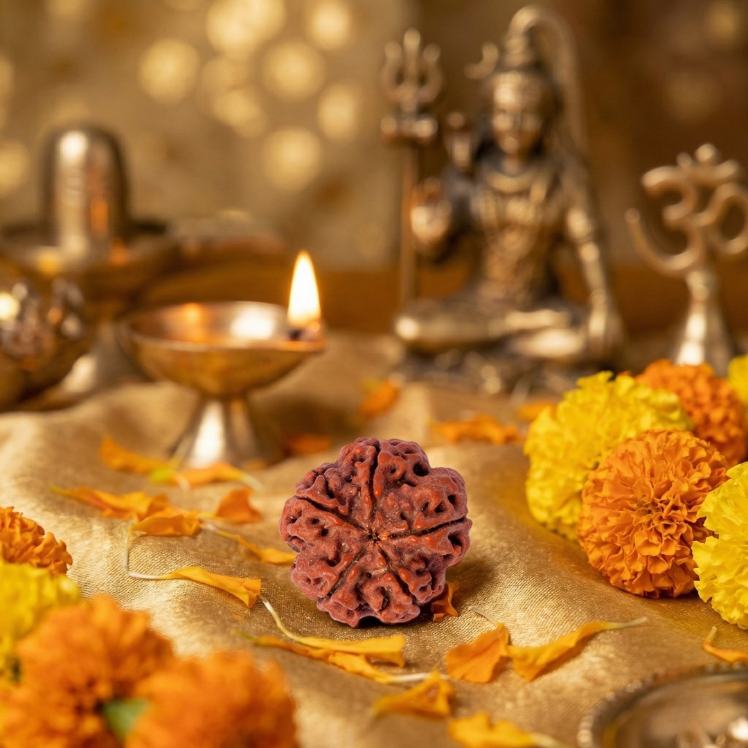 5 Mukhi Certified Rudraksha